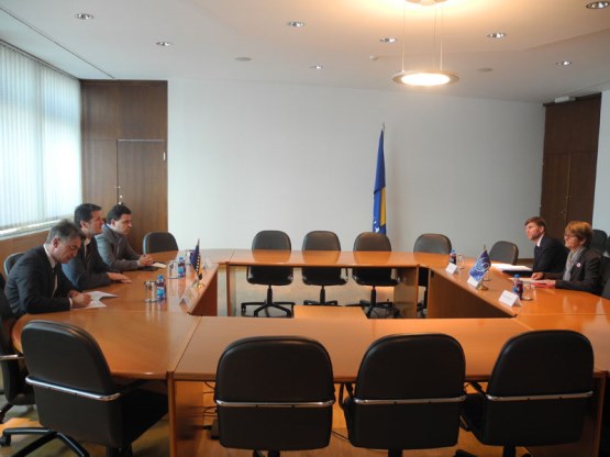 Members of the Permanent Delegation of the Parliamentary Assembly of BiH in the Parliamentary Assembly of the Council of Europe spoke with the Speaker of the Parliamentary Assembly of the Council of Europe